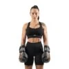 Buttery Stretch Cross-Back Sports Bra -RIVAL BOXING SHOP ButteryStretchCross BackSportsBra BLACK 1 Copy
