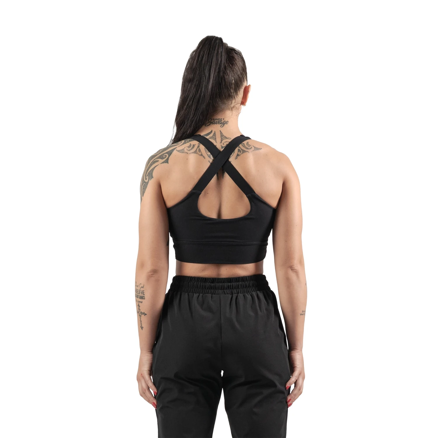 Buttery Stretch Cross-Back Sports Bra 5 Buttery Stretch Cross-Back Sports Bra - Image 3