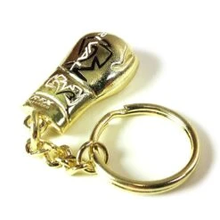 Key Ring - Metallic Boxing Glove -RIVAL BOXING SHOP R KEY gold
