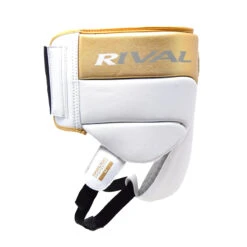 RNFL100 Professional Protector With Laces -RIVAL BOXING SHOP RNFL100 WHITE GOLD D