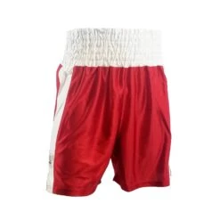 Trad Dazzle Boxing Trunks -RIVAL BOXING SHOP colour red white