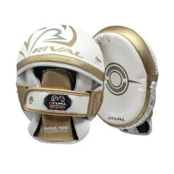 RPM100 Professional Punch Mitts -RIVAL BOXING SHOP colour white gold 0f25f048 5771 4c7d 8527 9784d97e1cf2