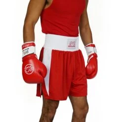 Amateur Competition Trunks -RIVAL BOXING SHOP rap tr 04 red white 01