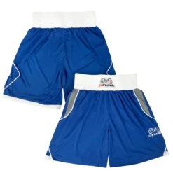 Amateur Competition-Training Boxing Trunks -RIVAL BOXING SHOP rap tr30 blue demo