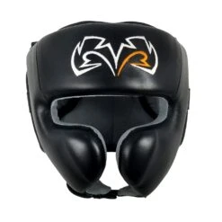 RHG30 Mexican Headgear -RIVAL BOXING SHOP rhg30 black front