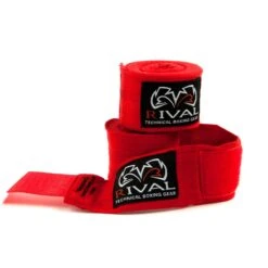 Cotton Handwraps -RIVAL BOXING SHOP rhw red