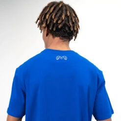 T-Shirt With Spandex -RIVAL BOXING SHOP rival 2024 corpo tshirt back blue 01