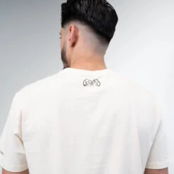 T-Shirt With Spandex -RIVAL BOXING SHOP rival 2024 corpo tshirt back cream 01