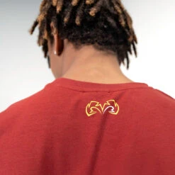 T-Shirt With Spandex -RIVAL BOXING SHOP rival 2024 corpo tshirt back red 02