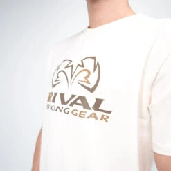 T-Shirt With Spandex -RIVAL BOXING SHOP rival 2024 corpo tshirt close cream 02