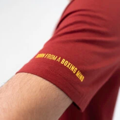 T-Shirt With Spandex -RIVAL BOXING SHOP rival 2024 corpo tshirt close red 01