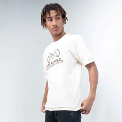 T-Shirt With Spandex -RIVAL BOXING SHOP rival 2024 corpo tshirt front cream 01