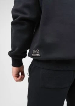 Fleece Oversized Crewneck Sweater 16 Fleece Oversized Crewneck Sweater -RIVAL BOXING SHOP rival 2024 crewneck close black 01