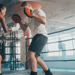 Fleece Shorts -RIVAL BOXING SHOP rival 2024 fleece shorts side black 01