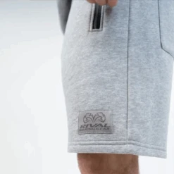 Fleece Shorts -RIVAL BOXING SHOP rival 2024 fleece shorts side grey 01
