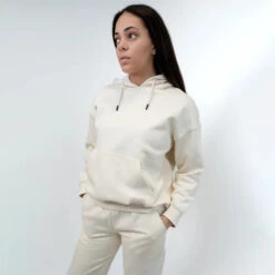 Women's Oversized Heavyweight Fleece Hoodie 17 Women's Oversized Heavyweight Fleece Hoodie -RIVAL BOXING SHOP rival 2024 womens hoodie front cream 02