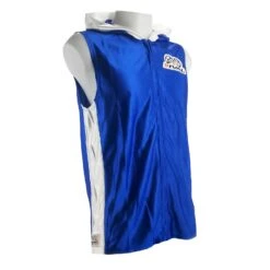 Dazzle Sleeveless Ring Jacket With Hood -RIVAL BOXING SHOP rival rrj blue white
