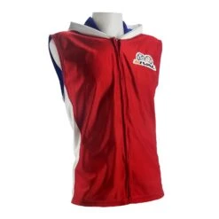 Dazzle Sleeveless Ring Jacket With Hood -RIVAL BOXING SHOP rival rrj blue white red