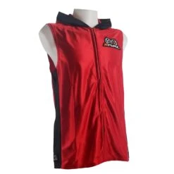 Dazzle Sleeveless Ring Jacket With Hood -RIVAL BOXING SHOP rival rrj red black