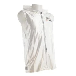 Dazzle Sleeveless Ring Jacket With Hood -RIVAL BOXING SHOP rival rrj white