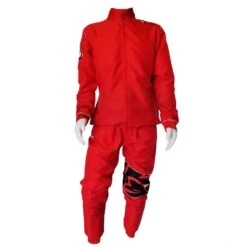 Elite Active Tracksuit With Collar -RIVAL BOXING SHOP rival tracksuit collar red front