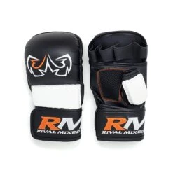 MMA Sparring Gloves -RIVAL BOXING SHOP rmx fc2 black white 02