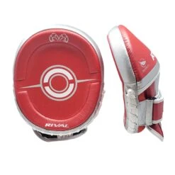 RPM100 Professional Punch Mitts -RIVAL BOXING SHOP rpm100 red side