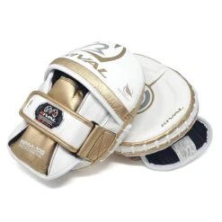 RPM100 Professional Punch Mitts -RIVAL BOXING SHOP rpm100 white 01